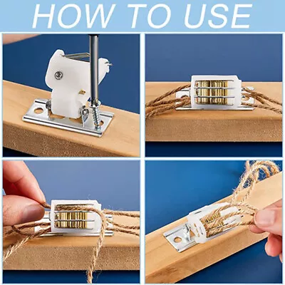 4PCS Bamboo Curtain Locks Curtain Roman Shade Cord DIY Window Blind Accessories • £5.99