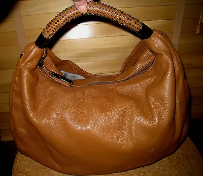 Kenneth Cole New York - Tan Leather Slouch Handbag • £70