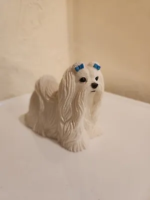 Maltese Dog Figurine • $7.99