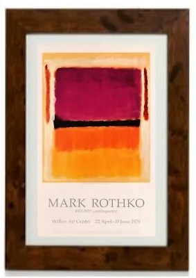  Mark Rothko 1979 Exhibition Poster Framed Print  • $35.41