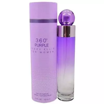 360 PURPLE Perry Ellis Women 3.4 Oz 3.3 Edp Perfume Spray NEW IN BOX • $25.47