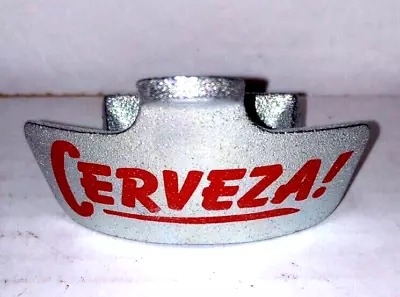 Vintage Cerveza Metal Bottle Opener - Wall Mount - Starr X (Atlanta GA) - Good • $13.99