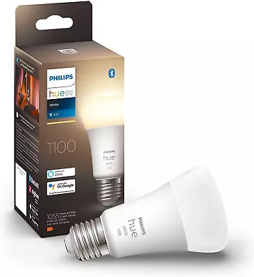 Philips Hue White A60 75W 1100 Lumens Smart Bulb With E27 Fitting • $79.95