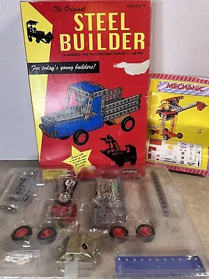 Vtg Schylling Original Steel Builder Metal Construction Set 16 Models • $12