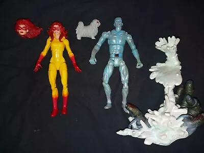 Marvel Legends Fan Channel FIRESTAR (Hasbro 2021)&Toybiz Iceman&Base Amazing • $25