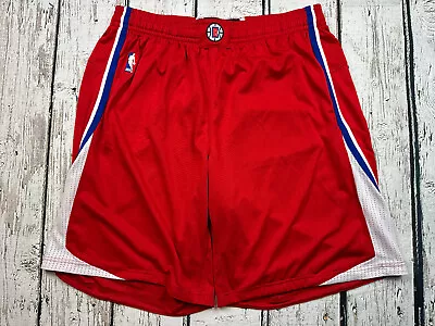 Adidas LA Clippers NBA Basketball Shorts Men's 3XL +2 Climacool Red Los Angeles • $59.95