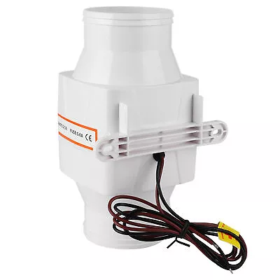 12V 3inch In Line Marine Bilge Air Blower Mute Strong Ventilation Fan For Yach⁺ • $37.19