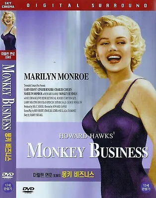 Monkey Business (1952) Marilyn Monroe / Cary Grant DVD NEW *SAME DAY SHIPPING* • $6.95