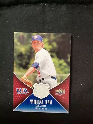 2009 Upper Deck USA National Team Game Jersey Mike Leake #USA-ML            JT52 • $0.99