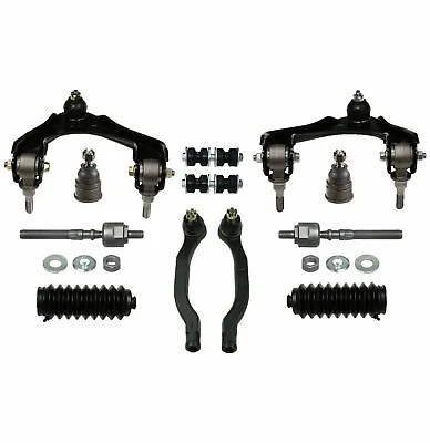 12 Pc Suspension Kit For Honda Accord Control Arms Tie Rods Sway Bar Ball Joints • $81.14