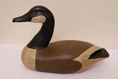 Vintage Canadian Goose Hand Carved Decoy By R. Jong ~ 1986 The Boyds Collection • $49.99