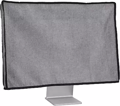 Dust Cover For 20-22  Monitor - Linen Monitor Display Protector - Protect Your C • $18.88
