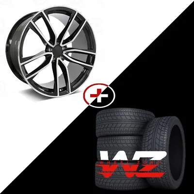 19  Machine Black Wheels W/Tires Fits Mercedes A250 C250 C300 C350 E350E550 • $1369