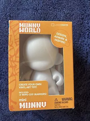 LootCrate Munny World Create Your Own Vinyl Art Toy  Craft 3 Wipe-off Markers B7 • $14.99