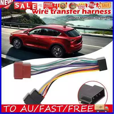 ISO Wiring Harness Loom Connector Adaptor 16 Pin For KENWOOD Car Stereo Radio • $9.78