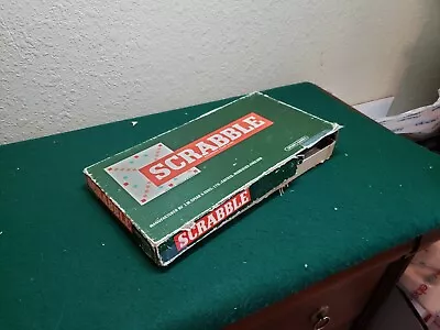 Vintage Scrabble Game Made In England Spears 1955 Pre-owned 99 Letters • $7.50