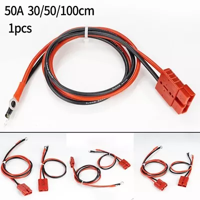 For Battery Charging 50Amp Connector Connector Cable 100cm 30cm 40C-125C • £14.59