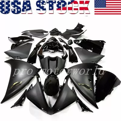 For Yamaha YZF R1 2009-2011 Matte Black Injection Molded Bodywork Fairing Kit US • $429