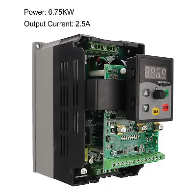 (0.75kw)3 Phase Frequency Drive Motor Variable Frequency Drive Three Phase • £83.16