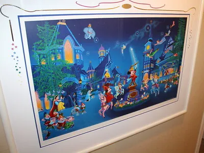 Melanie Taylor Kent Disney Limited Edition Fantasyland 1990 Signed LE 600 • $899