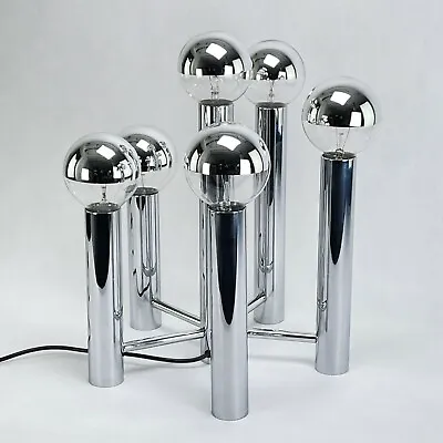 Table Lamp Vintage Floor Chrome Silver • $563.42