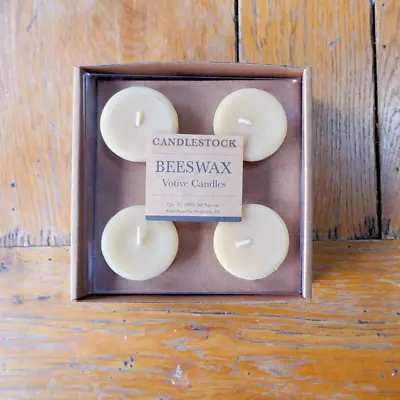 Beeswax Votive Candle • $12.95