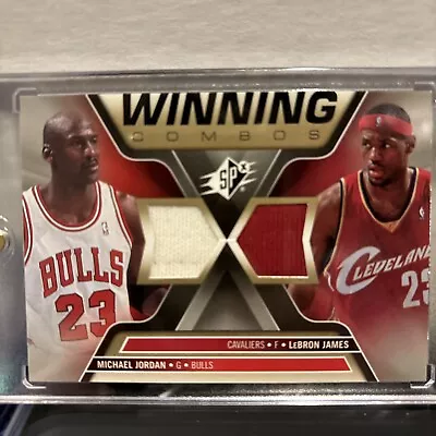 2006-07 SPx Winning Combo JERSEY Michael Jordan LeBron James Very Clean Mint  • $600