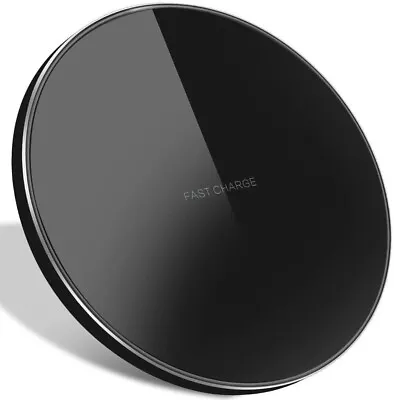 15W Fast Wireless Charger Charging Pad For Apple IPhone & Samsung • £4.97