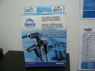 Sierra Premium Spark Plugs Wire Kit--mercruiser Inline 6 Cyl 18-8809 • $44.15