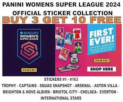 Panini Womens Super League 2024 Stickers Collection Wsl 23/24 #1 - #163 • $2.42