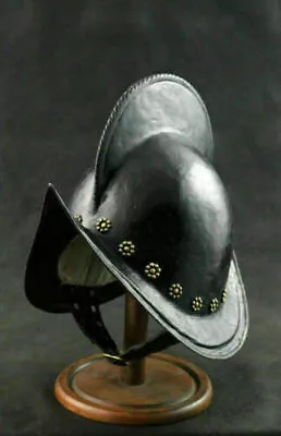 Hammered 18 Gauge Steel Medieval Morion Spanish Helmet Antique • $103.99