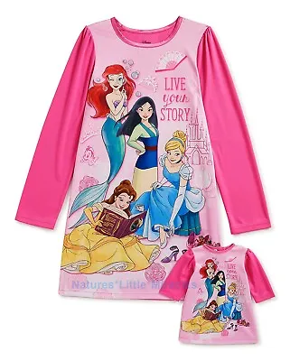 Disney Princess Nightgown Matching Doll Gown Size 6-6x Pajamas American Girl 18  • $24.50