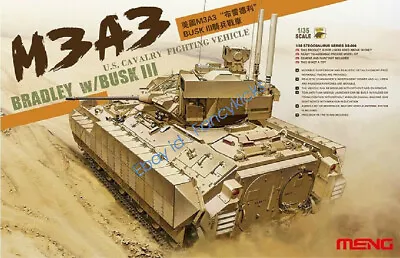 Meng 1/35 Model SS-006 U.S. M3A3 Bradley W/ Busk III Cavalry Fighting Vehicle • $52.62