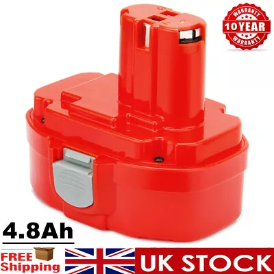 Battery For Makita 18V 4800mAh NI-MH 182218231833183418351835FPA184334D • £14.89