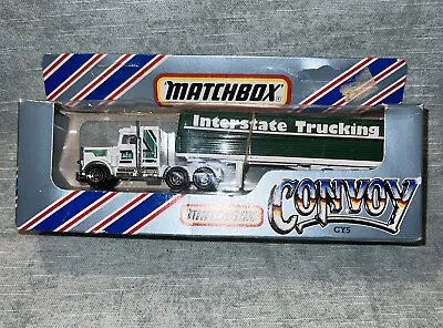 Matchbox Convoy CY5 Peterbilt Covered Truck Interstate Trucking - Boxed • $24.87