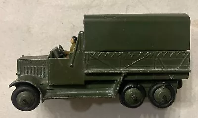 Dinky Toys Military Army Truck 151b Covered Wagon Vintage Diecast • $35.99