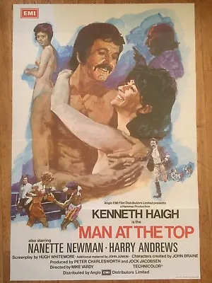 Man At The Top 1973 Original British Hammer Horror Film Poster Kenneth Haigh • £0.99