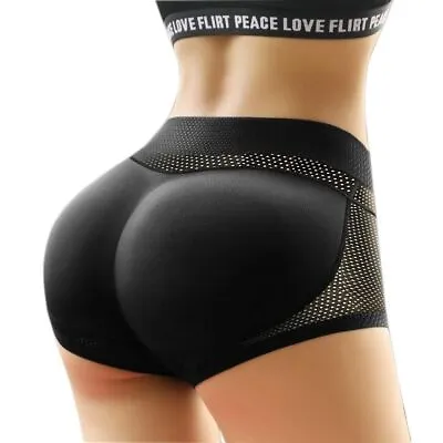 Women Hip Enhancer Panty Padded Fake Ass Butt Lifter Knickers Push Up Bum Shaper • £7.49