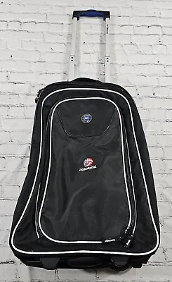 Mizuno Black Carry On Travel Sports Rolling Bag USA VOLLEYBALL Wheels • $59.99