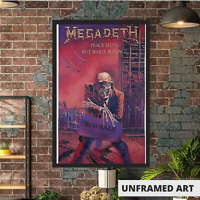 Megadeth - Music Poster Print Peace Sells. But Who's Buying 11x17  Poster Gift • $14.90