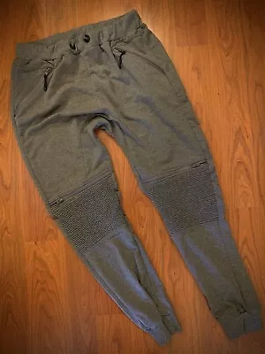 American Stitch Moto Pants Tapered Moto Street Jogger Stretch Drop Crotch Sz XL • $28