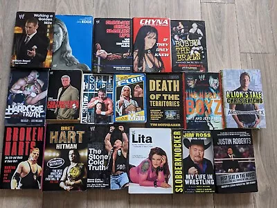 £100 • Buy WWE Wrestling Book Bundle WWF Autobiography