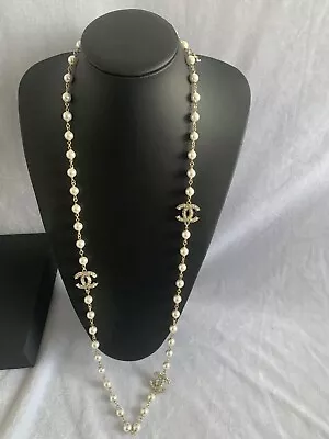 100% Authentic Chanel Pearl Necklace • $822.55