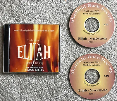 Mendelssohn - Elijah - Sheffield Bach Society - Peter Collis - Self Published CD • £2.99