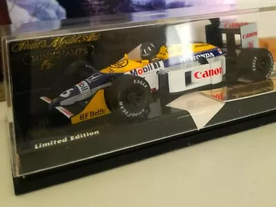 Minichamps  F1 Conversion Damon Hill FW11B Suzuka Test Sky Sports UNIQUE 1/43 • £22