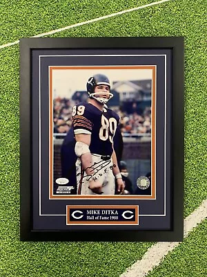 Mike Ditka Signed 8x10 Photo JSA Auto Custom Framed Chicago Bears • $119