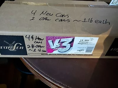 Van Son Process Magenta VS 3831 New And Open Case Offset Ink. 11lbs • $25