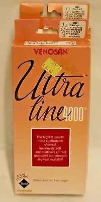 Venosan Ultraline 4000 30-40mmHG Marocco XL Calf A-D CT Compression Stockings • $22.95