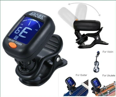$58.50 • Buy 5pk Digital Chromatic Tuner For Guitar, Electric Guitar, Bass, Violin, Ukulele