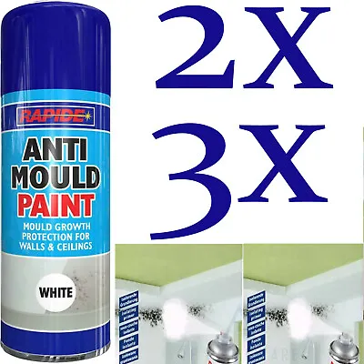 £9.95 • Buy All Purpose Anti Mould & Protection For Walls & Ceilings White Spray Paint 400ml